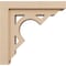 Ekena Millwork 4"W x 16"D x 16"H Thin Sheridan Rough Cedar Woodgrain TimberThane Corbel, Primed Tan CORUR04X16X16SHERCPR - alternate 6